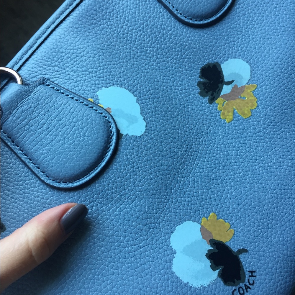 SOLD Coach Nolita Cornflower Satchel Bag 💙 - Picture 5 of 8