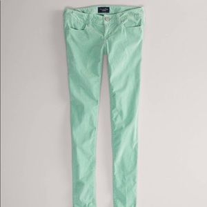 Mint American Eagle Courturoy Jeggings size 8