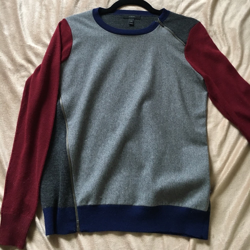 Zippered J.crew sweater