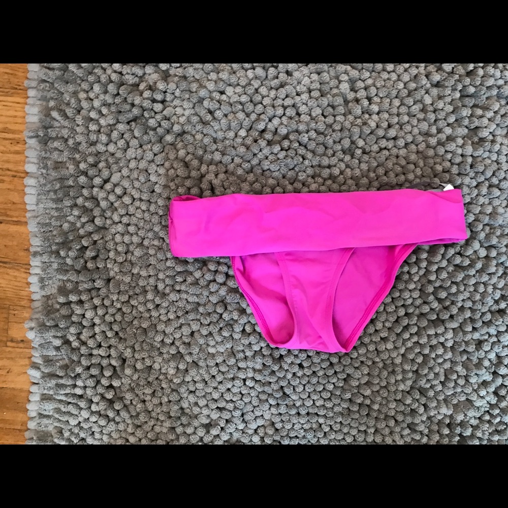 Aerie bathing suit bottoms hot pink size S