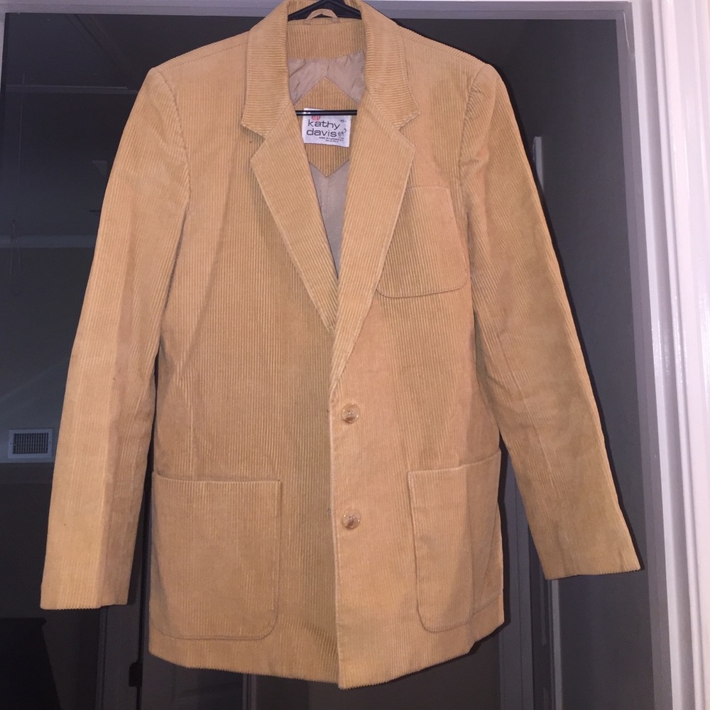 Kathy David corduroy blazer
