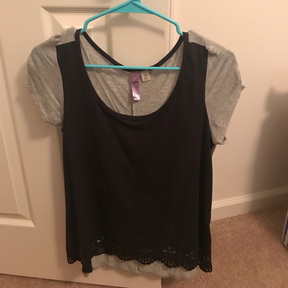 Black/Grey Tee