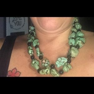 Turquoise and Onyx necklace
