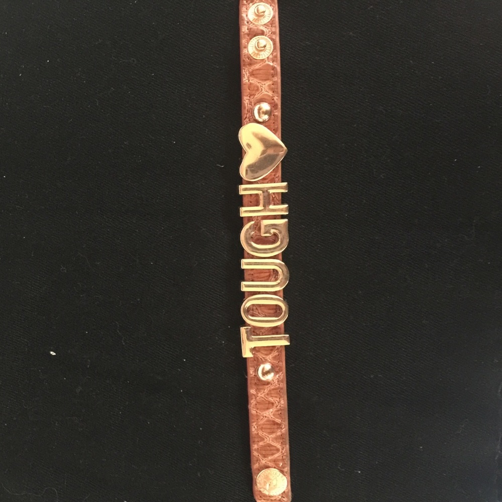 BCBG leather bracelet