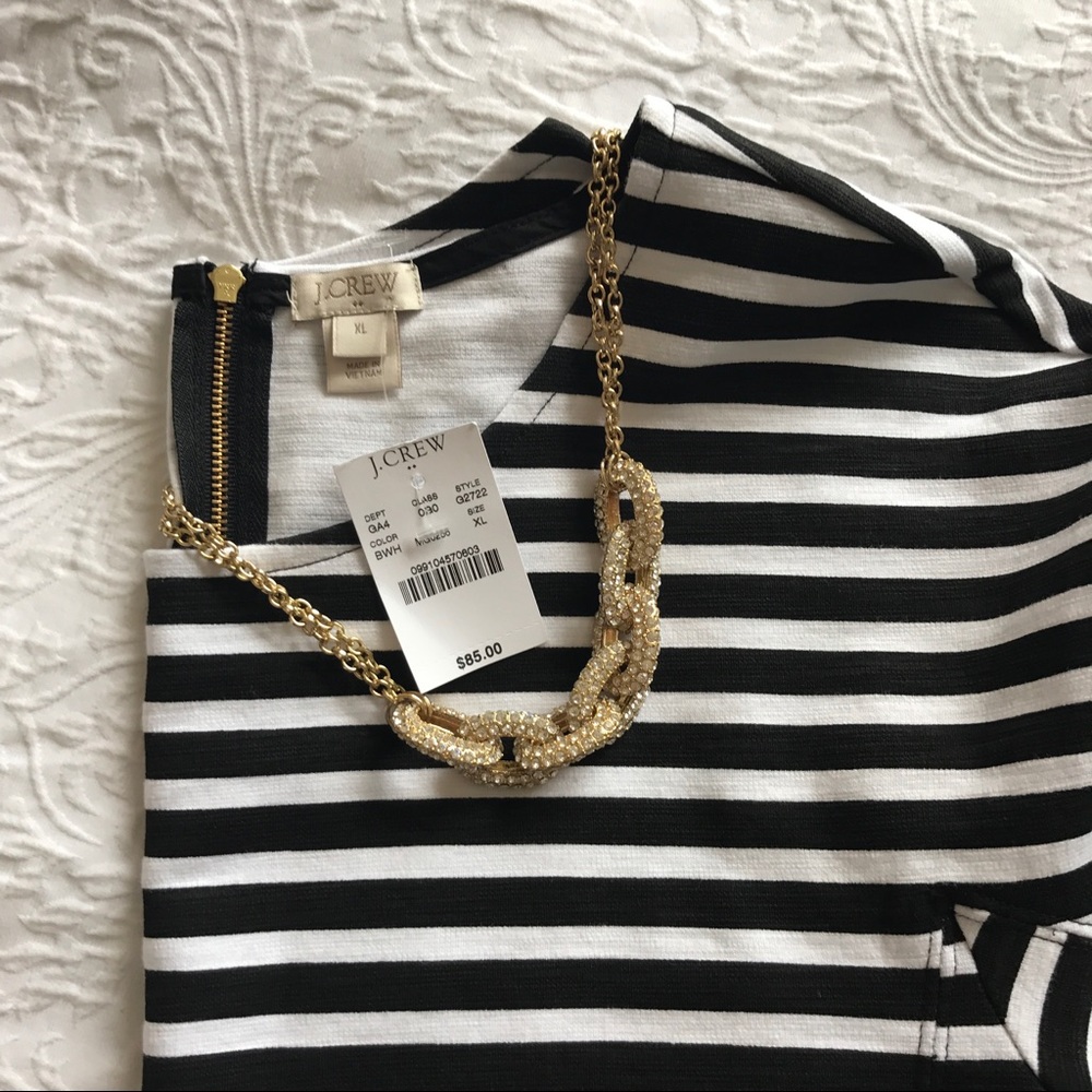 J. Crew Striped Dress