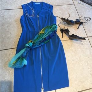 Antonio Melani - Blue Sheath Dress Sz 8