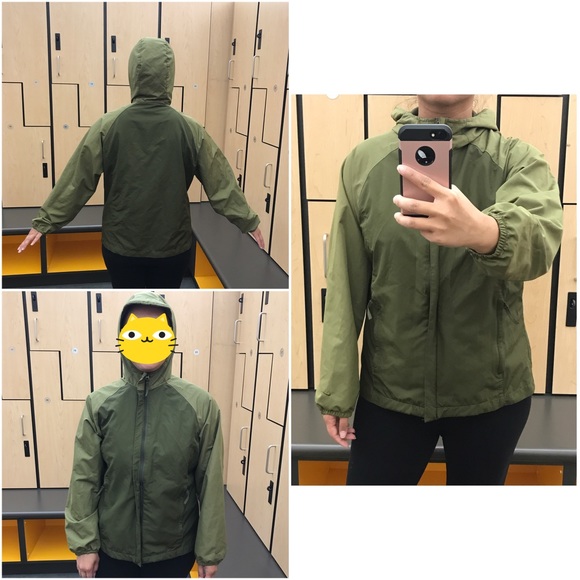 Nike Camo/Olive Green Windbreaker Fits M/L - Picture 8 of 8