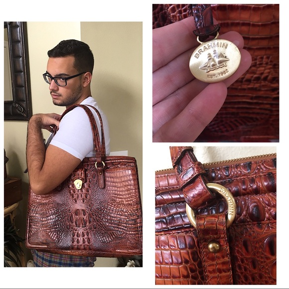 BRAHMIN BUSINESS TOTE - Picture 3 of 8