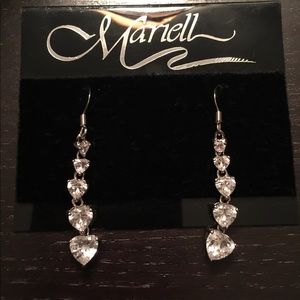 Heart♥️ drop earrings