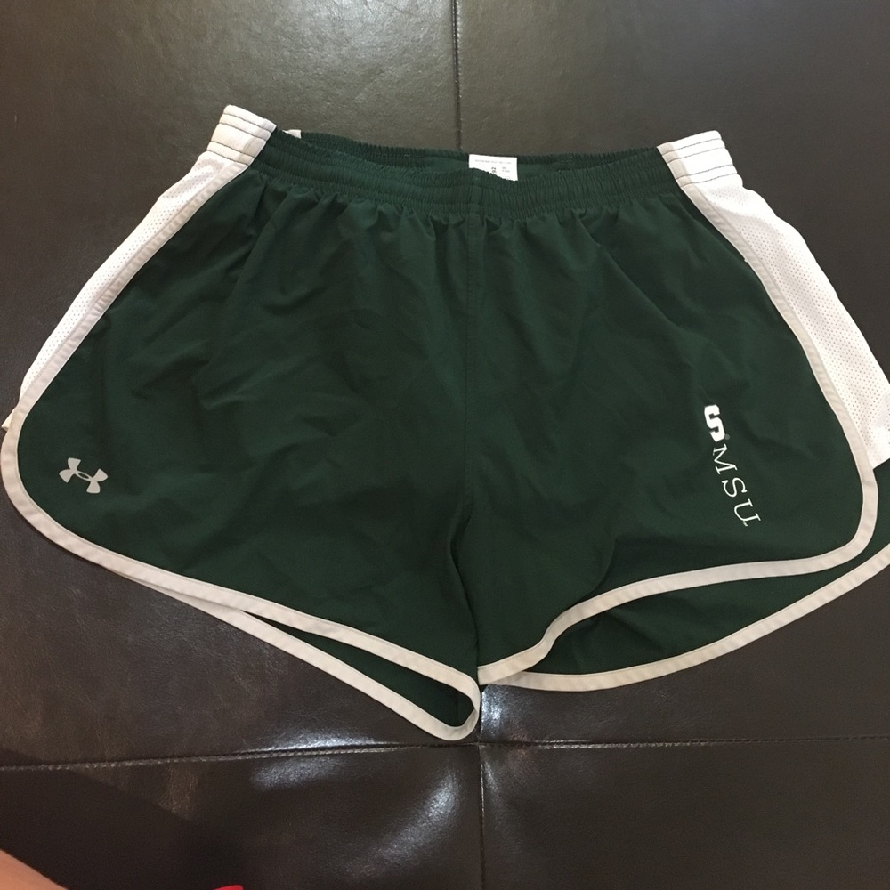 Michigan State Under Armor Running Shorts Medium