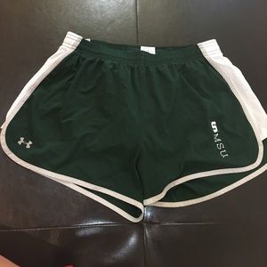 Michigan State Under Armor Running Shorts Medium