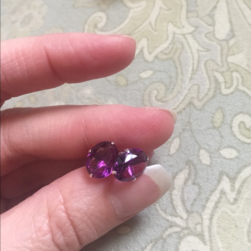 Amethyst studs (February)