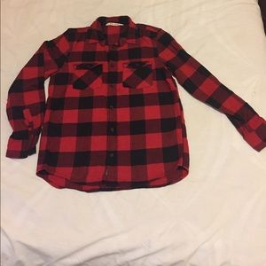 Black and red flannel