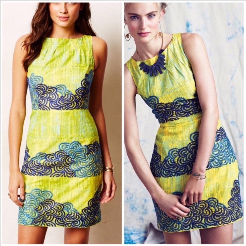 Anthropologie Tabitha Sheath Dress