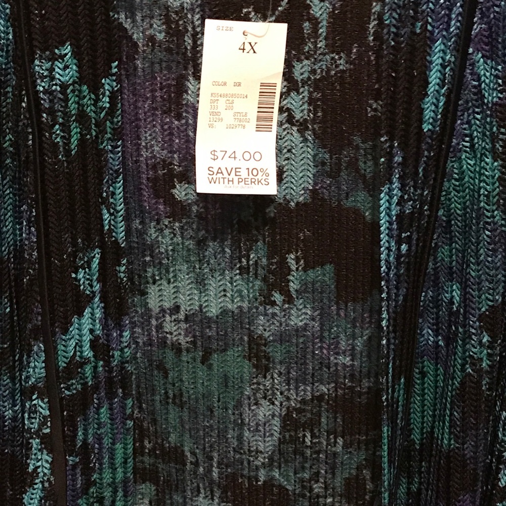 Open front jacket