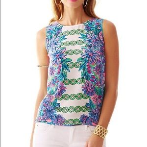 Lilly Pulitzer Iona Silk Shell