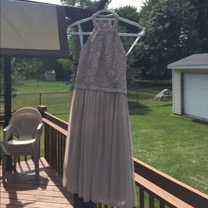 Davis's Bridal Biscotti bridesmaids dress