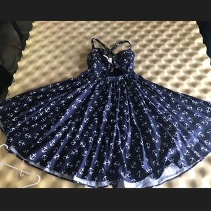 PinUp Couture Anchor Cut Out Dress