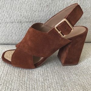 Aldo Brown Suede Sandals