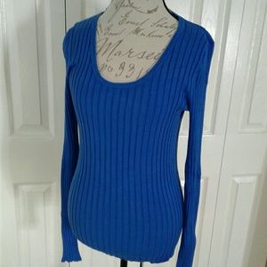 Tall Blue Pullover Sweater