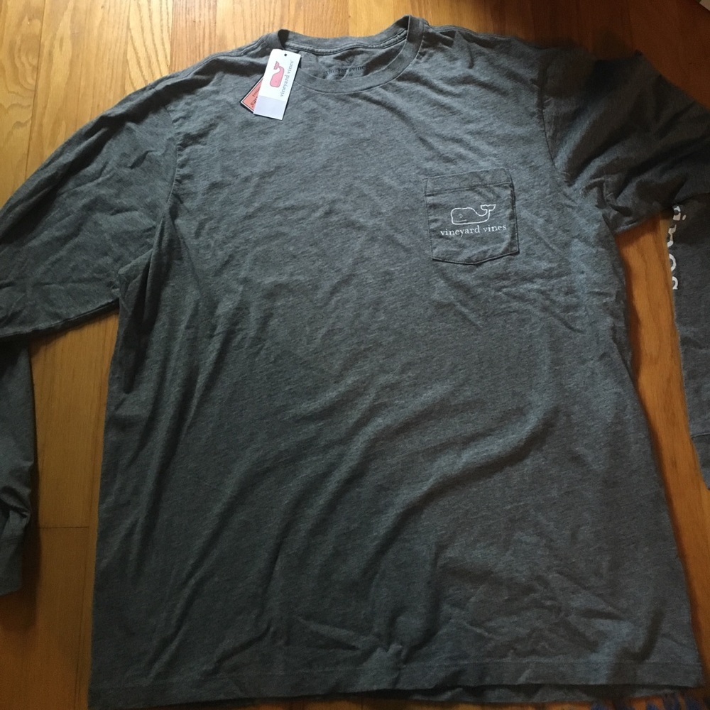Brand new Vineyard Vines long sleeve pocket tee.