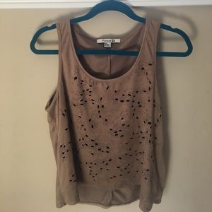 Brown tank top