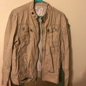 NWOT Guess Jeans Vintage look Zipper Jacket