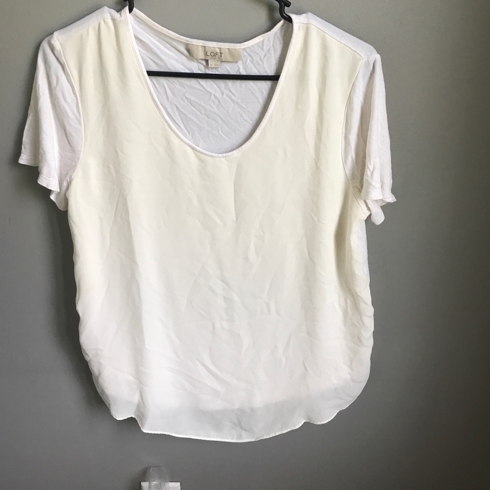 Loft white tee