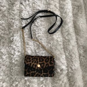 Michael Kors Calf Hair Leopard Crossbody