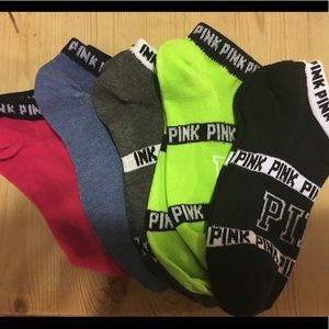 5 pair Women's Pink Socks