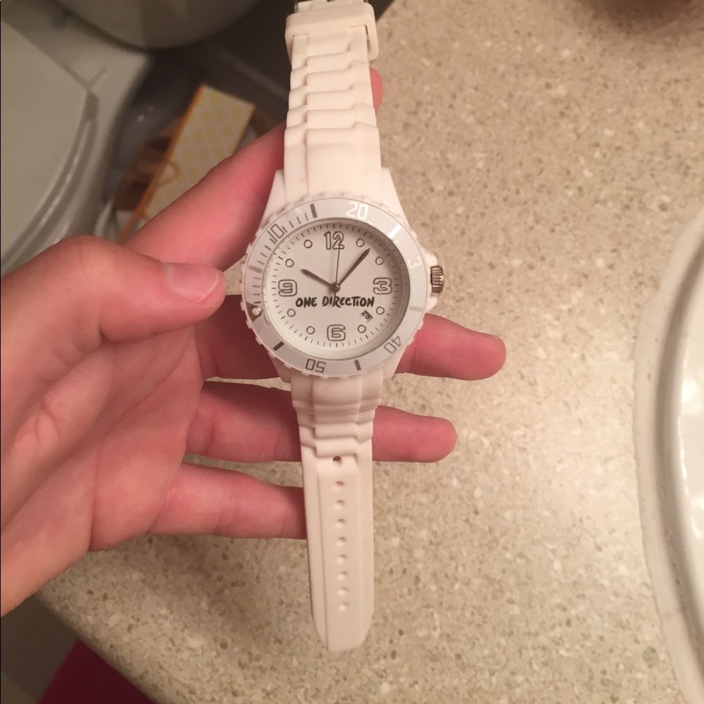 White Rubber One Direction Watch