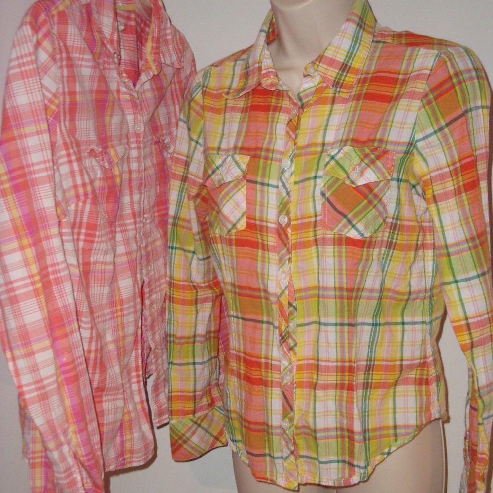 RePosh Set of 2 Plaid Shirt