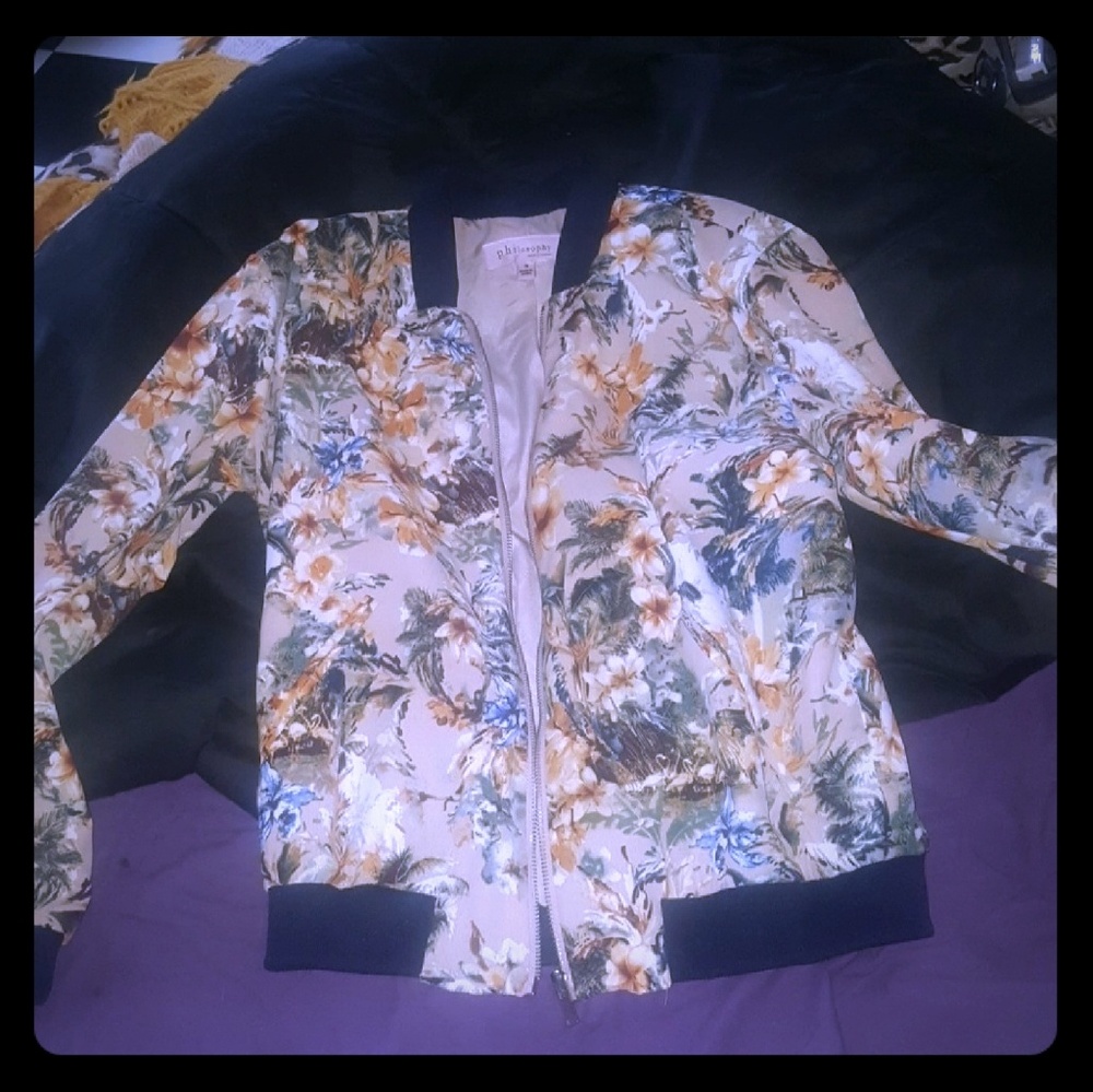 Orig 80$!! NEW!! PHILOSOPHY BOMBER JACKET /FIRM
