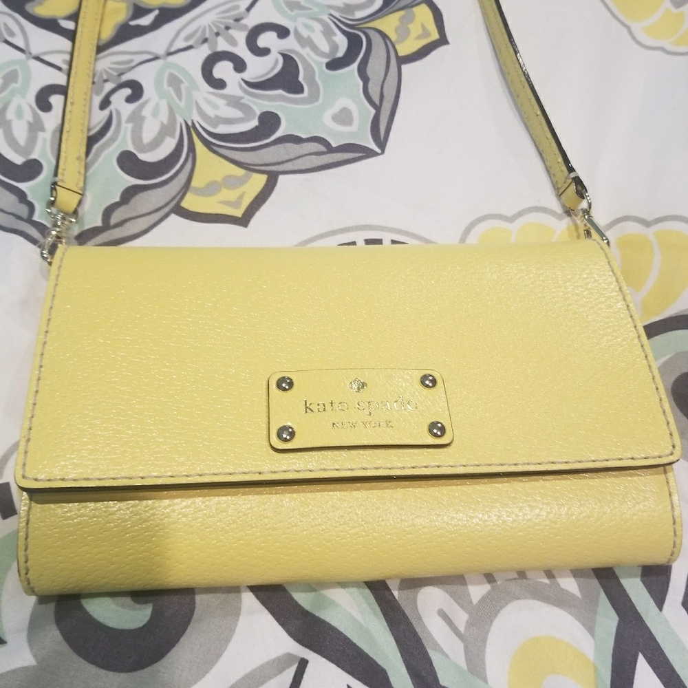 Kate Spade Yellow Crossbody Purse