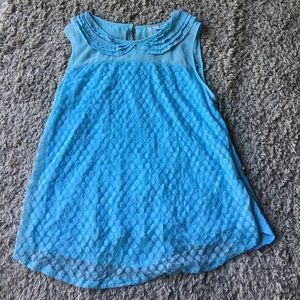 LC Peter Pan collar sleeveless blouse!!