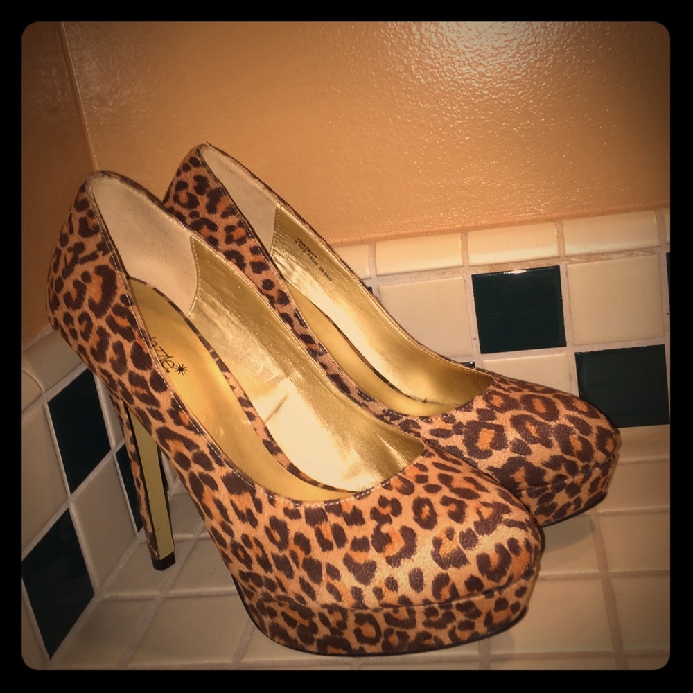 Leopard Heels