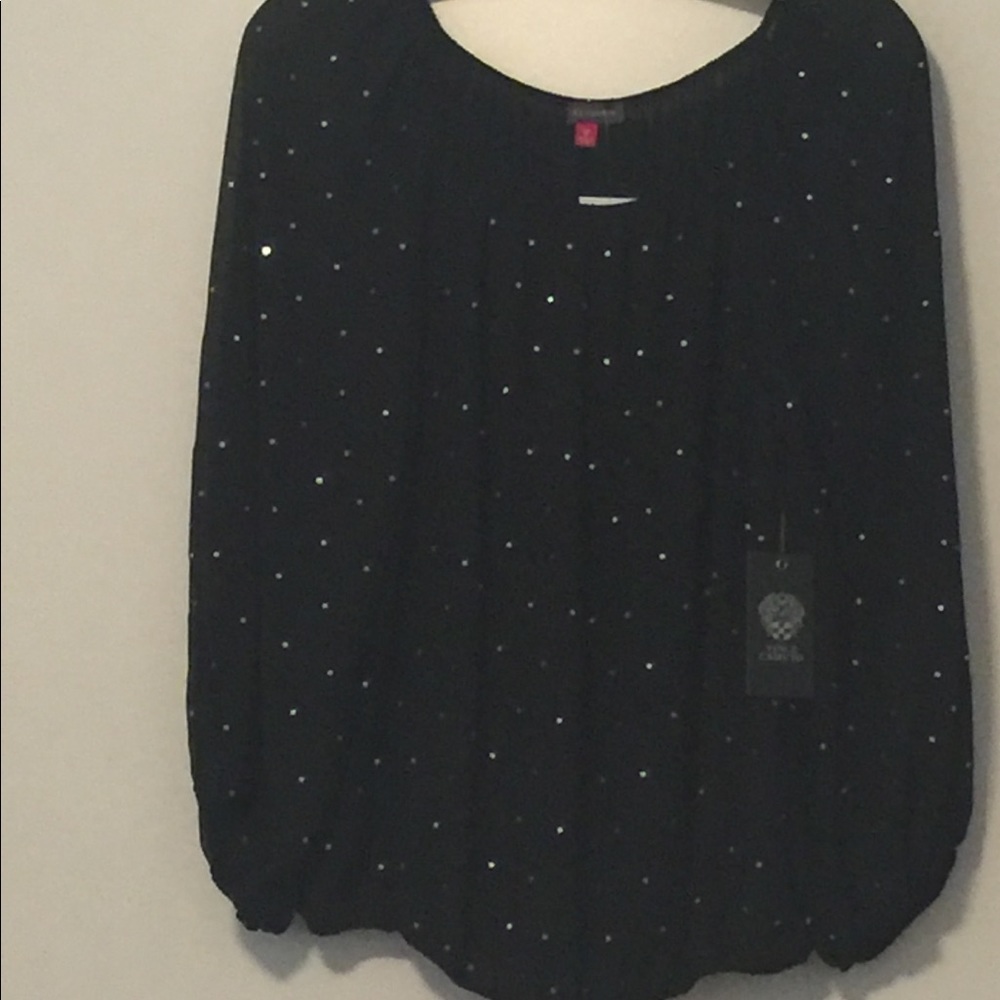 Vince Camuto studded blouse