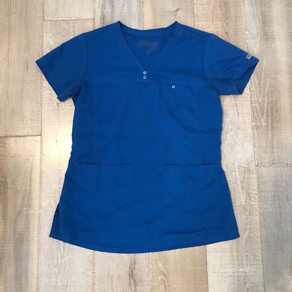 Grey's Anatomy scrub top. Color: royal