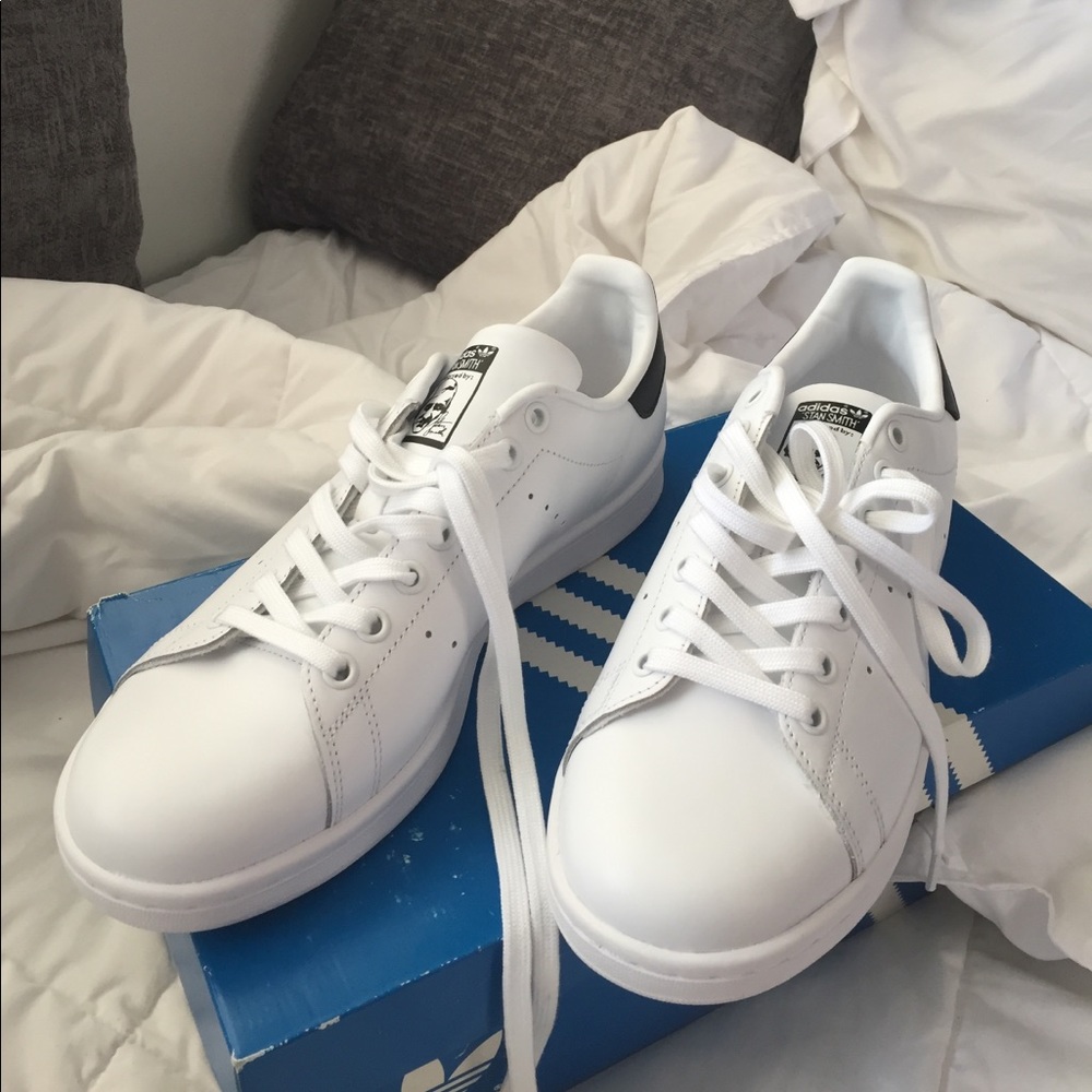 Adidas Stan Smith Black and White Sneakers