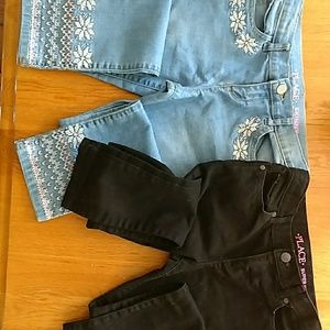 Two pairs size 10 Childrens Place jeans