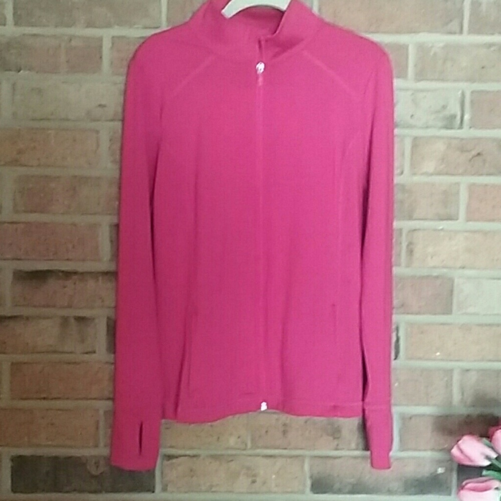 Dark pink unlined jacket