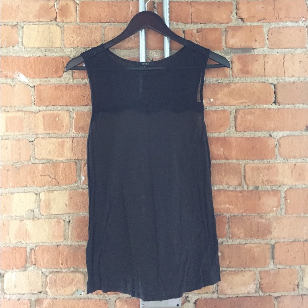 Never worn black tank top