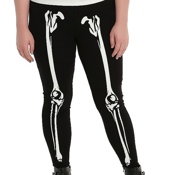 skeleton leggings hot topic