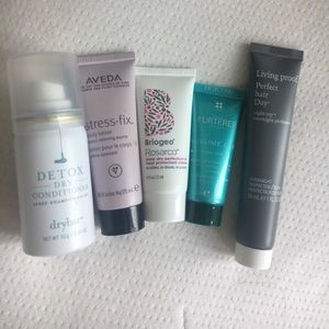 “2 for 5 dollars” hair and body deluxe samples