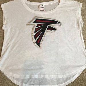 Victoria Secret PINK NFL Atlanta Falcons Crop Tee