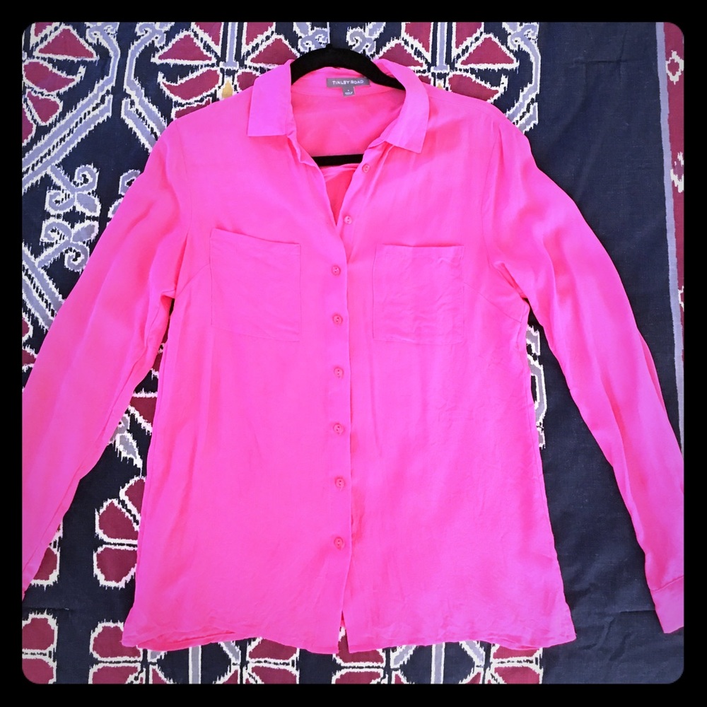 Tinley Road Hot Pink Blouse