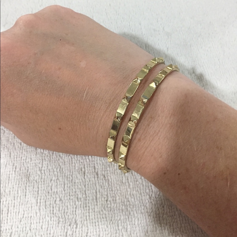 BCBG Studded Cuff Bracelets