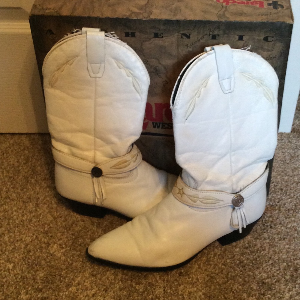 Laredo White Cowboy Boots