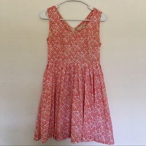 Triangle design a-line dress