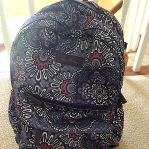 Vera Bradley Purple Backpack Water Resistant